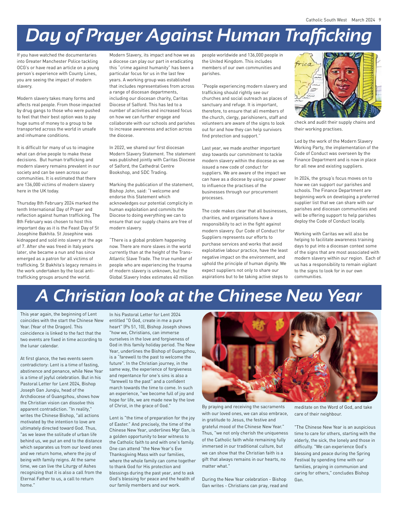 Mar 2024 edition of the Catholic South West