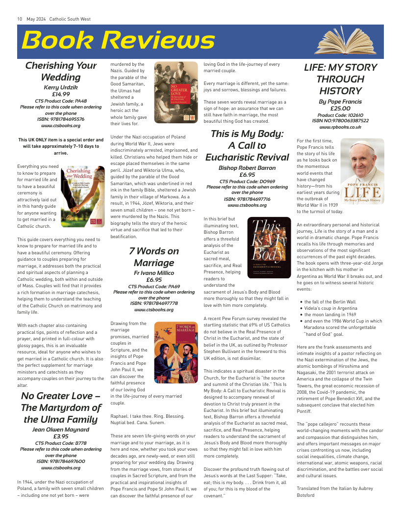 May 2024 edition of the Catholic South West