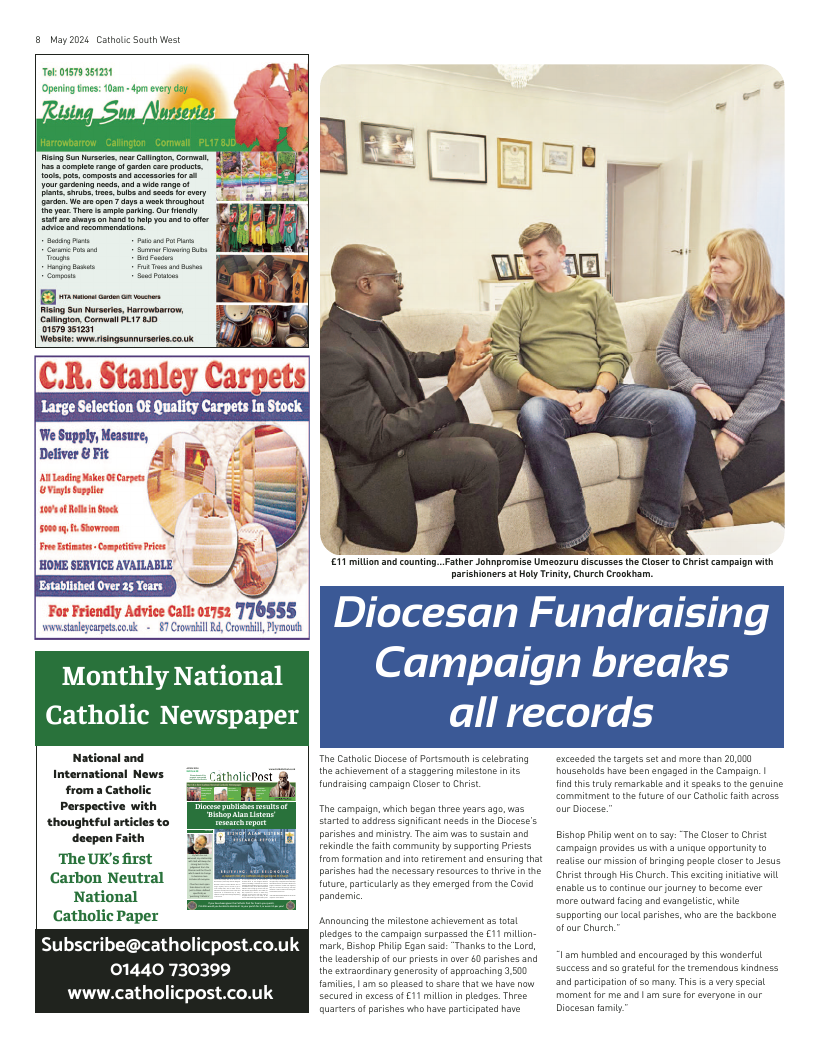 May 2024 edition of the Catholic South West