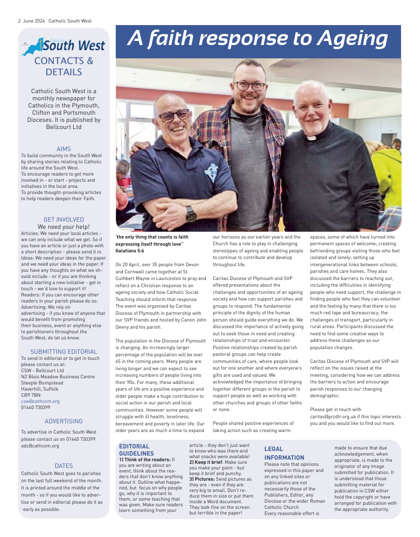 Jun 2024 edition of the Catholic South West