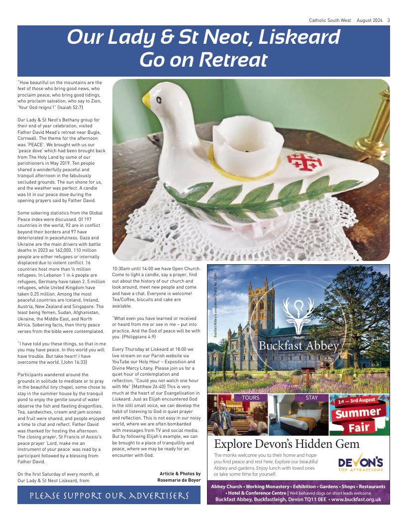 Aug 2024 edition of the Catholic South West