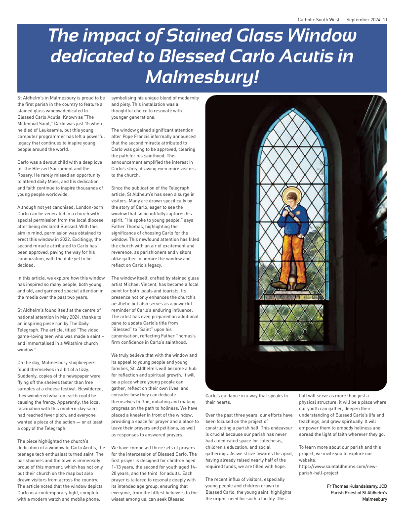 Sept 2024 edition of the Catholic South West