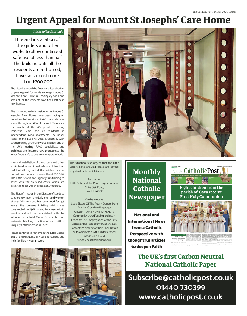 Mar 2024 edition of the Catholic Post