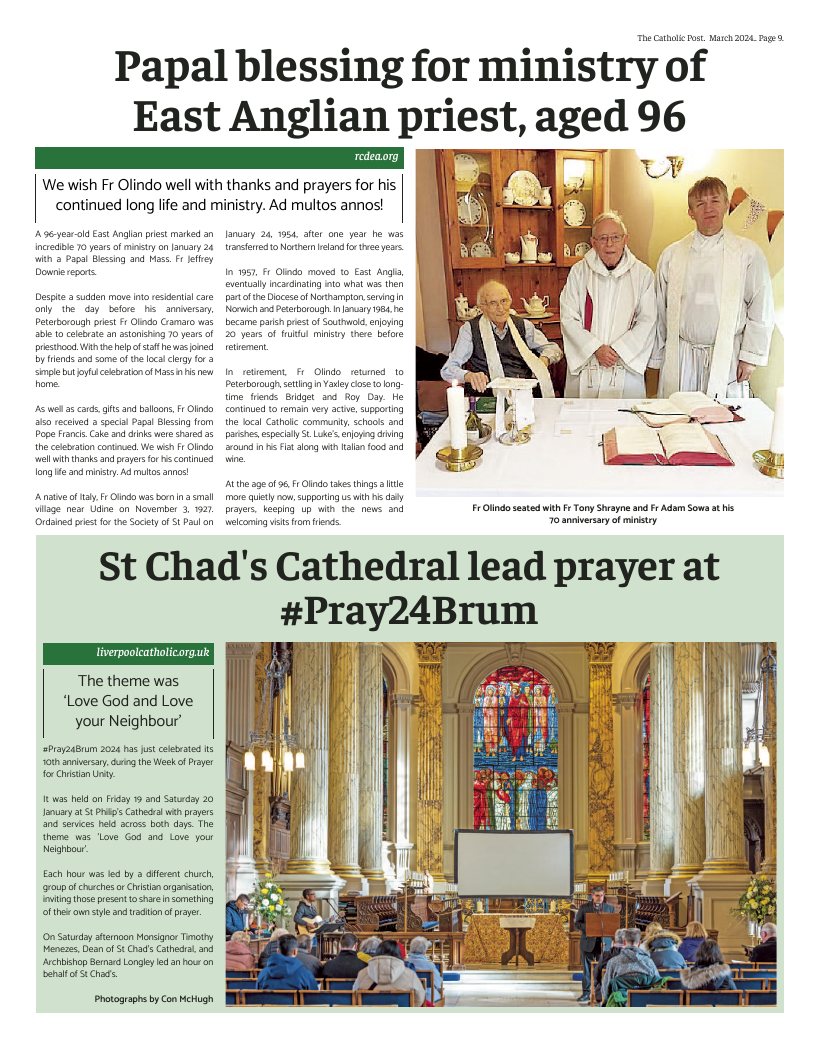 Mar 2024 edition of the Catholic Post