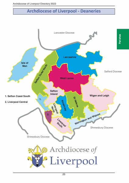 2023 edition of the Archdiocese of Liverpool Directory