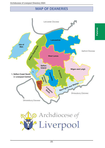 2024 edition of the Archdiocese of Liverpool Directory