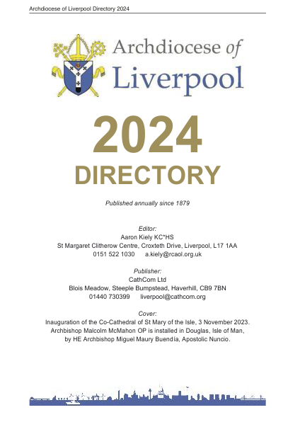 2024 edition of the Archdiocese of Liverpool Directory