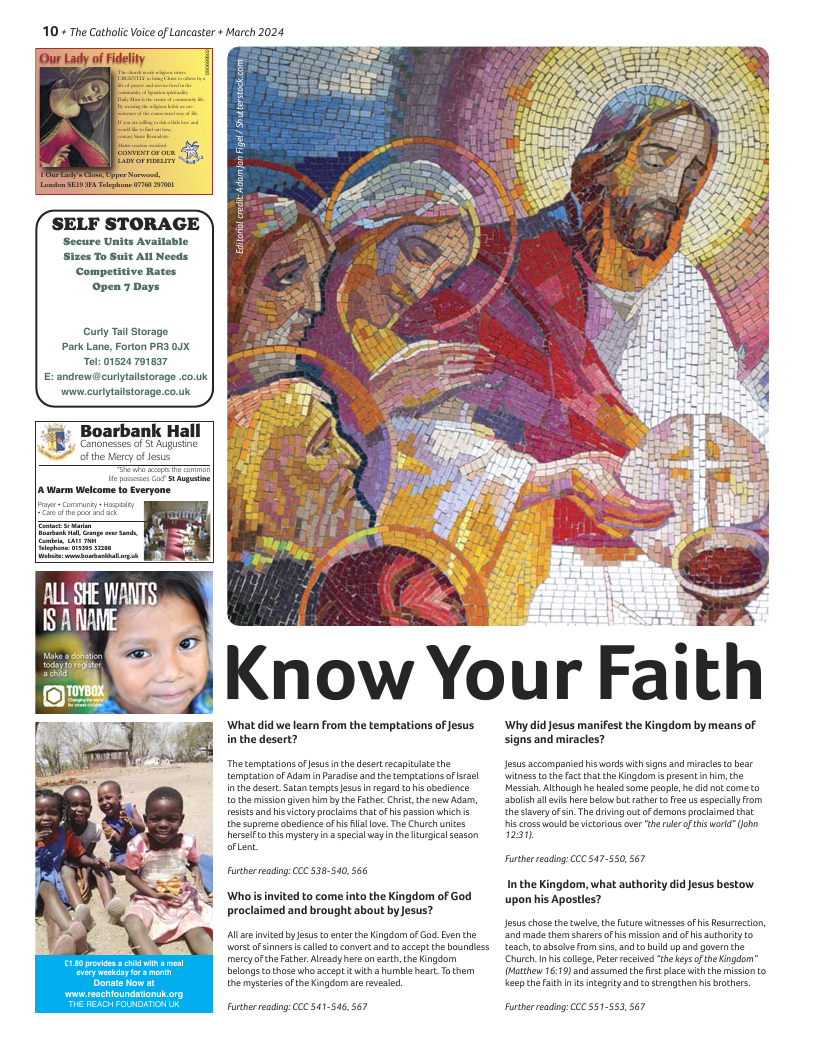 Apr 2024 edition of the Catholic Voice of Lancaster