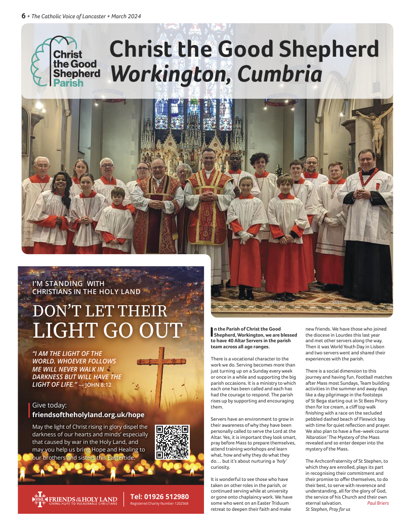 Apr 2024 edition of the Catholic Voice of Lancaster