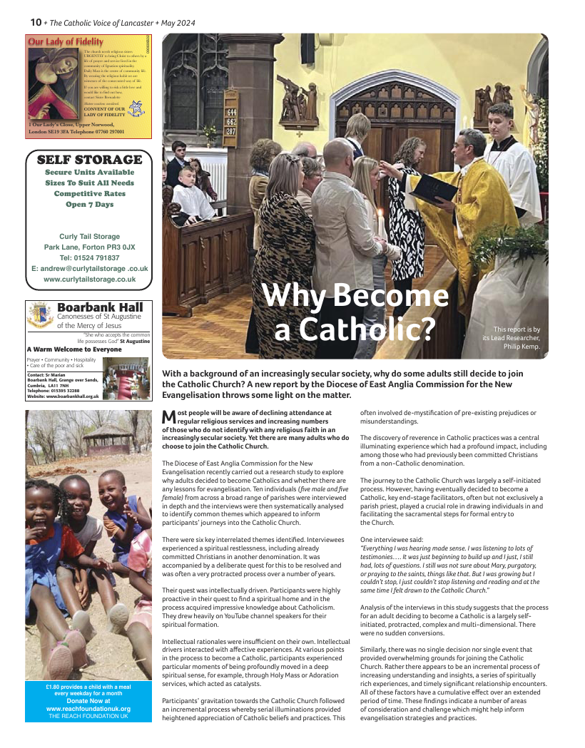 May 2024 edition of the Catholic Voice of Lancaster