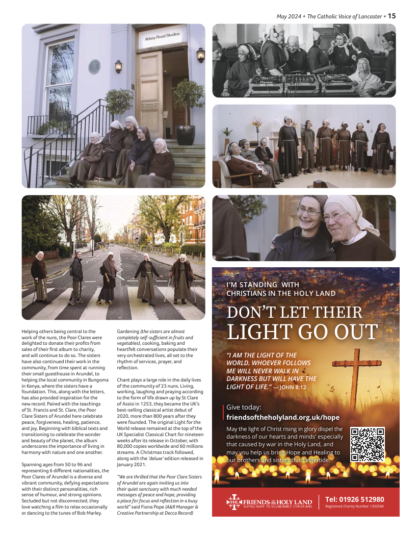 May 2024 edition of the Catholic Voice of Lancaster