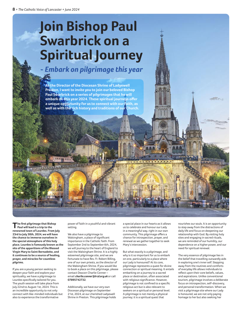 Jun 2024 edition of the Catholic Voice of Lancaster