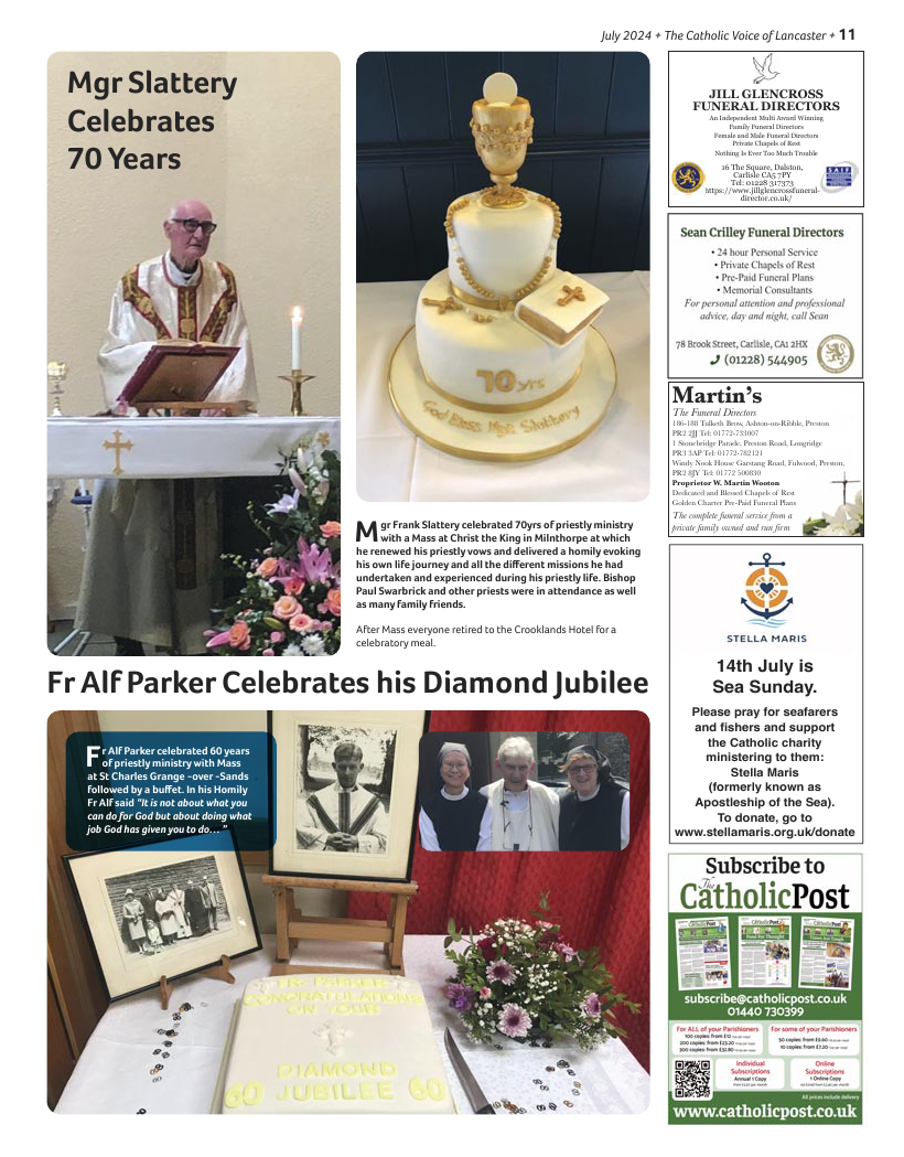 Jul/Aug 2024 edition of the Catholic Voice of Lancaster