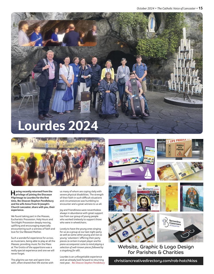 Oct 2024 edition of the Catholic Voice of Lancaster