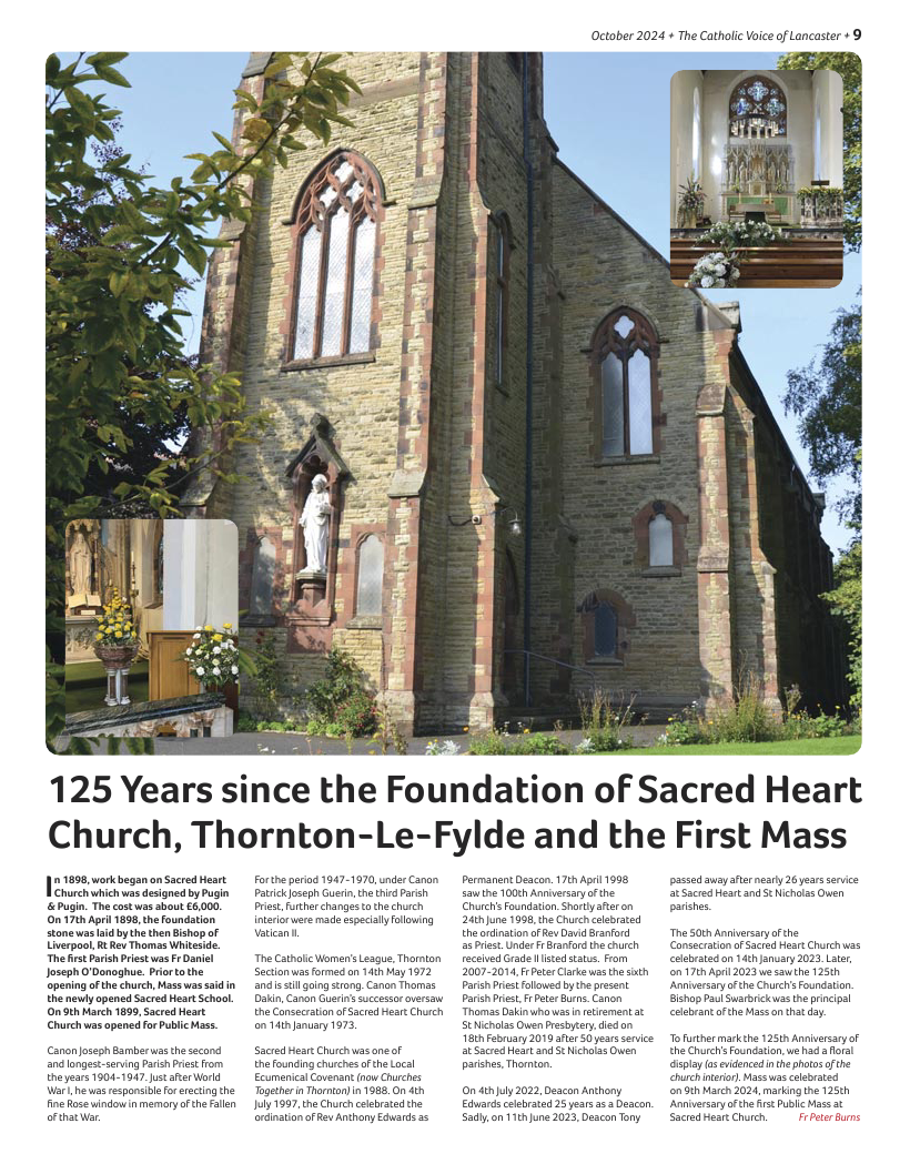 Oct 2024 edition of the Catholic Voice of Lancaster