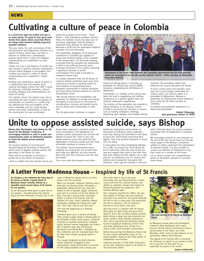 Oct 2024 edition of the Middlesbrough Voice