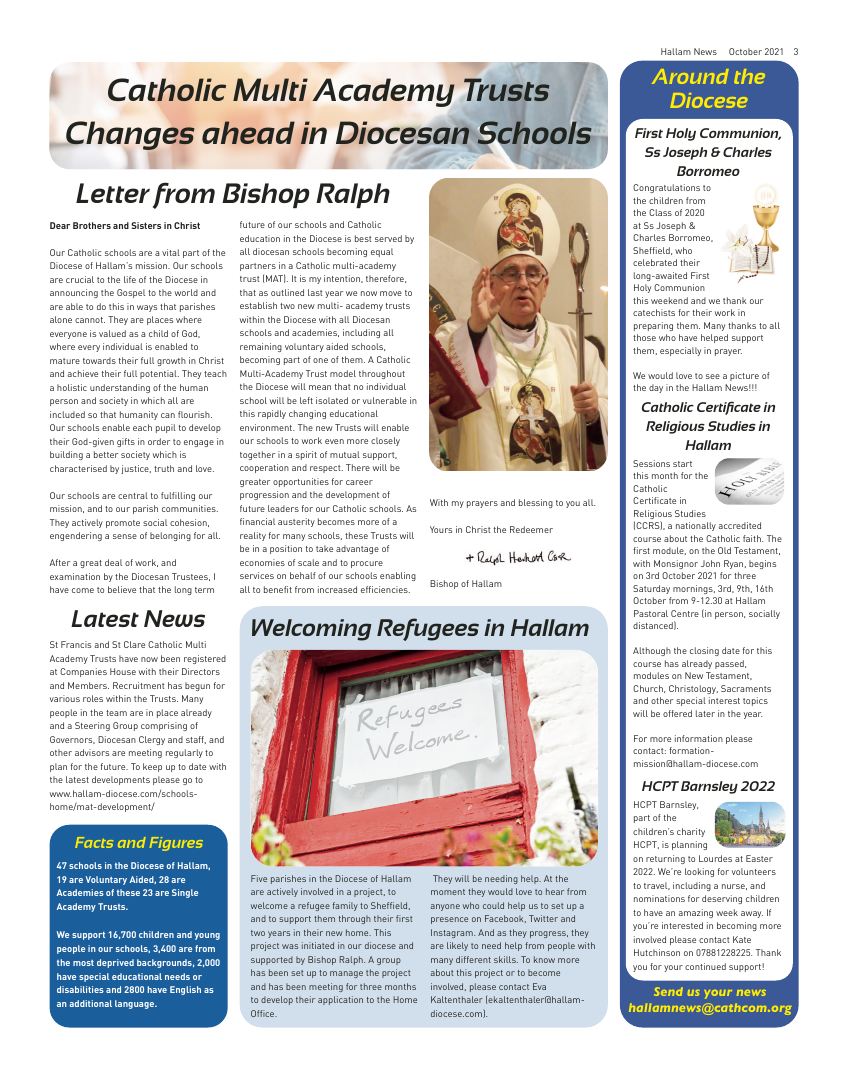 Oct 2021 edition of the Hallam News