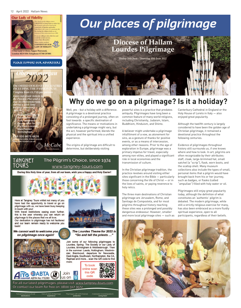 Apr 2022 edition of the Hallam News