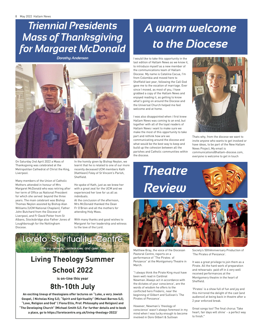 May 2022 edition of the Hallam News