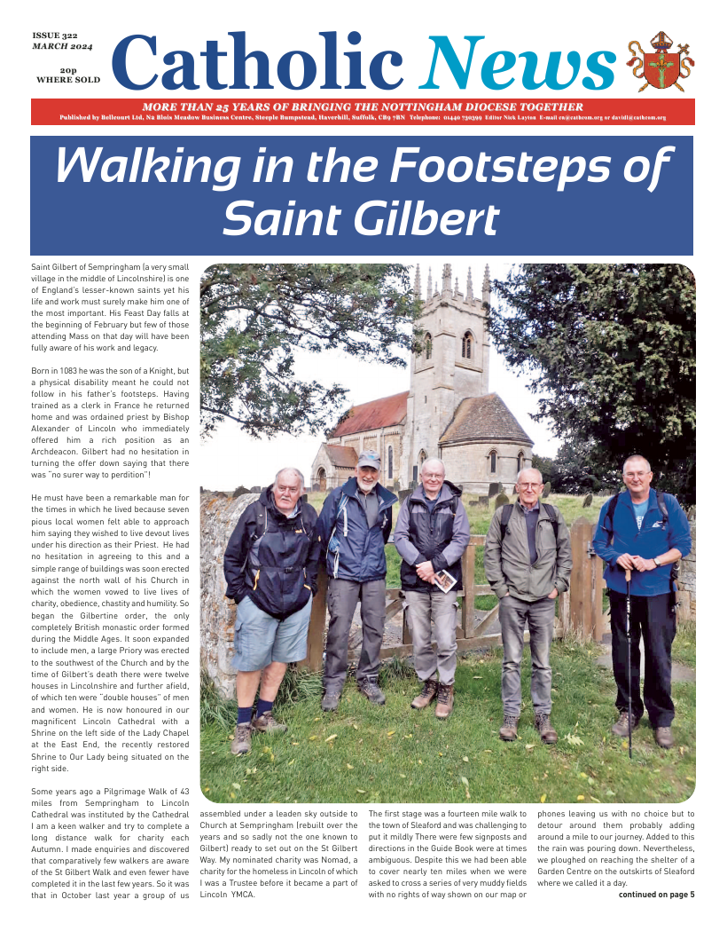 Mar 2024 edition of the Nottingham Catholic News