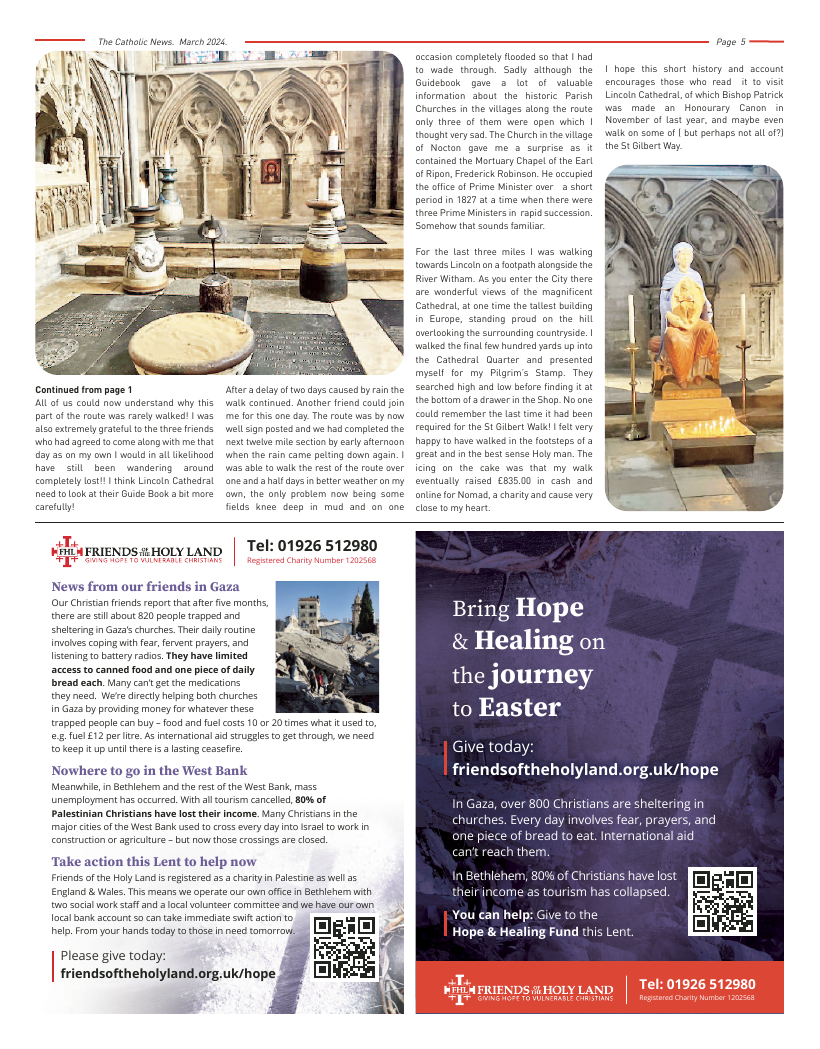 Mar 2024 edition of the Nottingham Catholic News