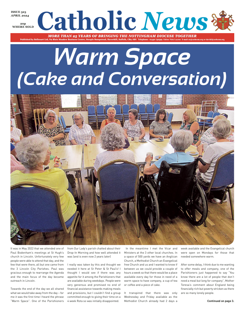 Apr 2024 edition of the Nottingham Catholic News