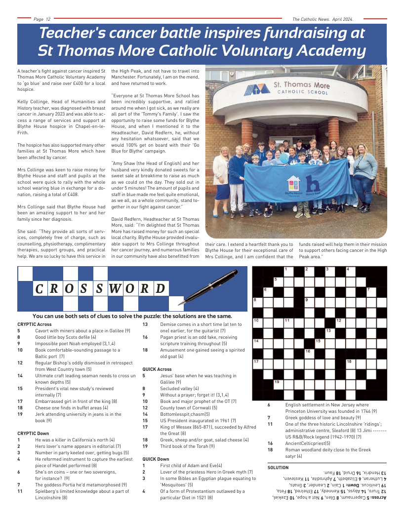 Apr 2024 edition of the Nottingham Catholic News