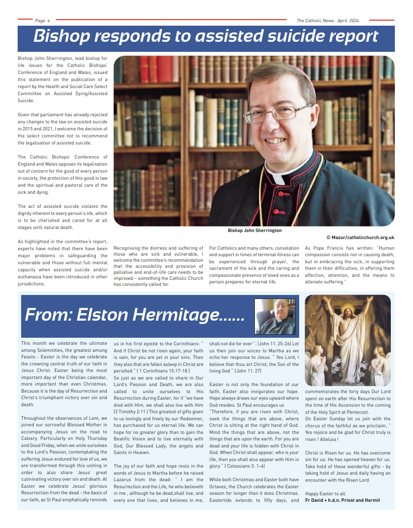 Apr 2024 edition of the Nottingham Catholic News