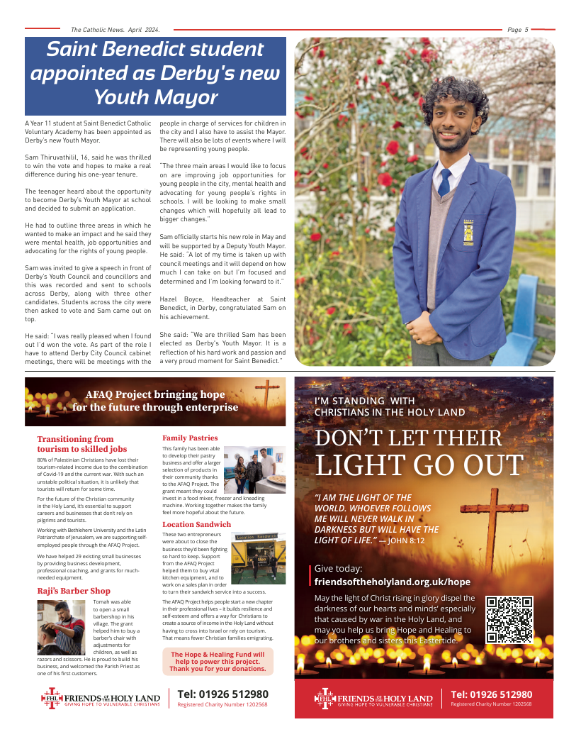 Apr 2024 edition of the Nottingham Catholic News