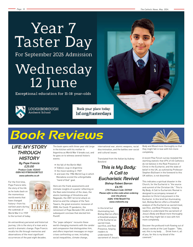 May 2024 edition of the Nottingham Catholic News