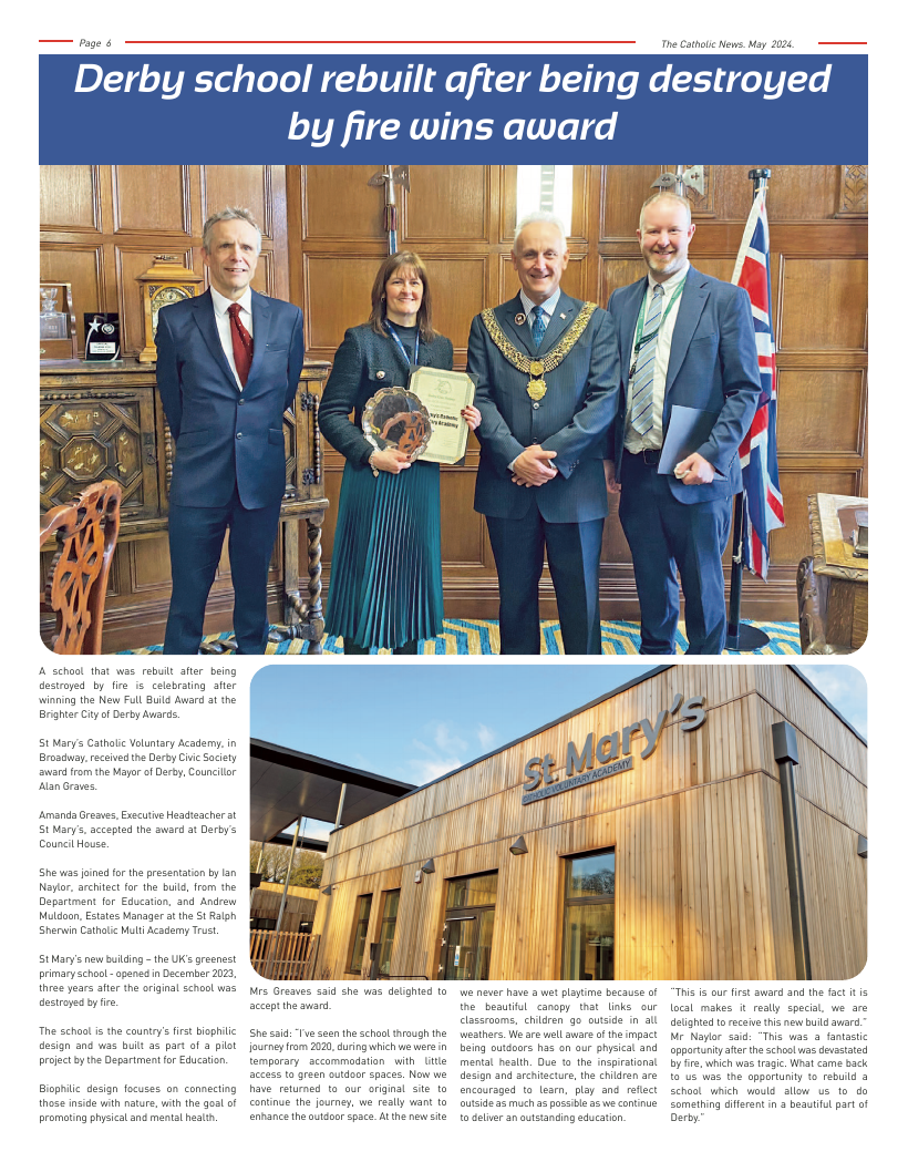 May 2024 edition of the Nottingham Catholic News