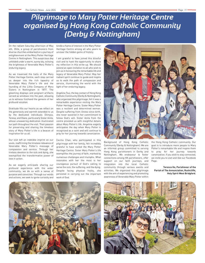 Jun 2024 edition of the Nottingham Catholic News