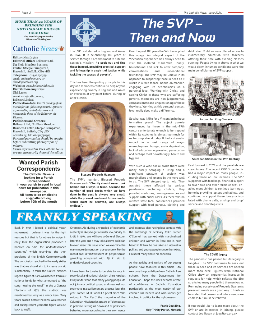 Jun 2024 edition of the Nottingham Catholic News