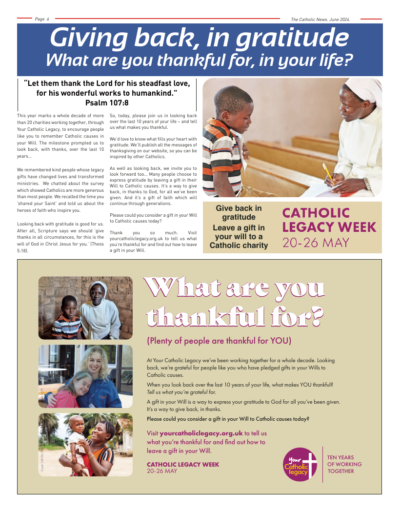 Jun 2024 edition of the Nottingham Catholic News