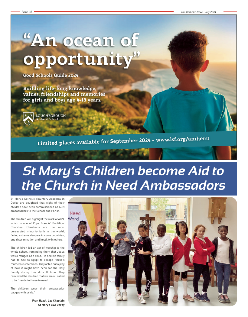 Jul 2024 edition of the Nottingham Catholic News