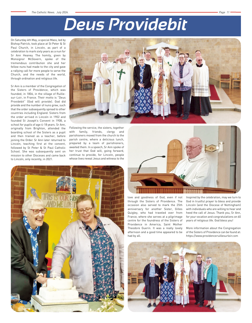 Jul 2024 edition of the Nottingham Catholic News