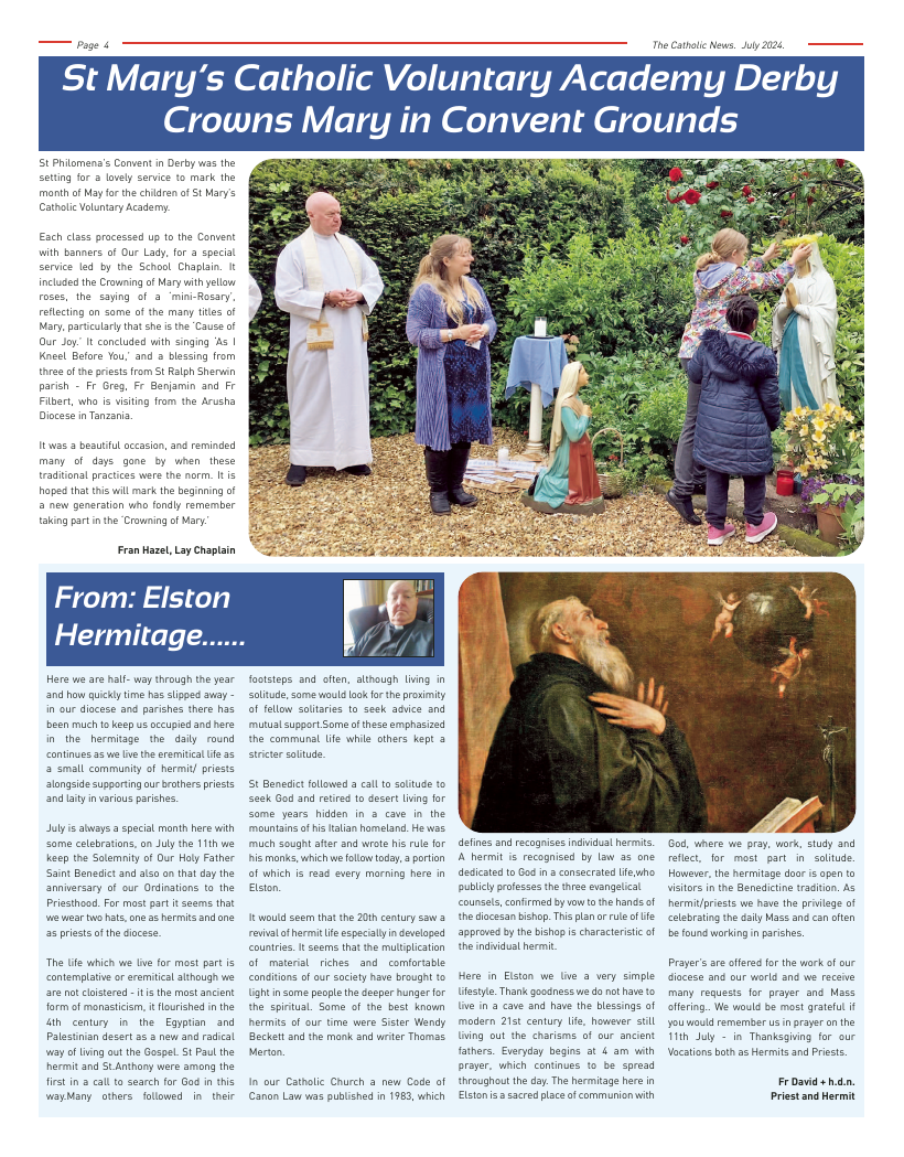 Jul 2024 edition of the Nottingham Catholic News