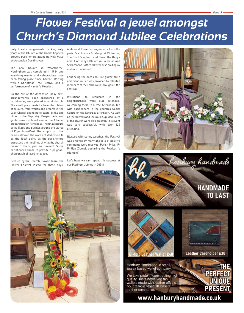 Jul 2024 edition of the Nottingham Catholic News