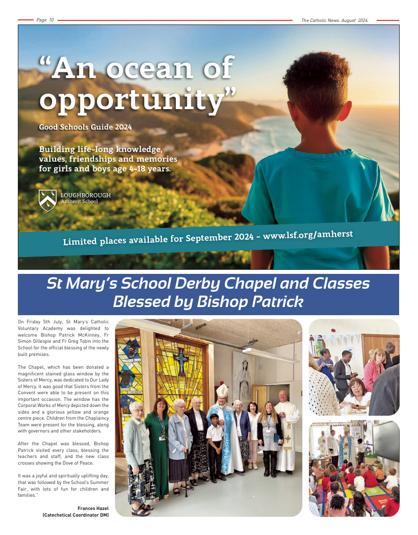 Aug 2024 edition of the Nottingham Catholic News