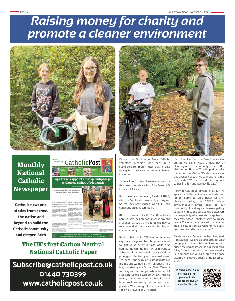 Nov 2024 edition of the Nottingham Catholic News